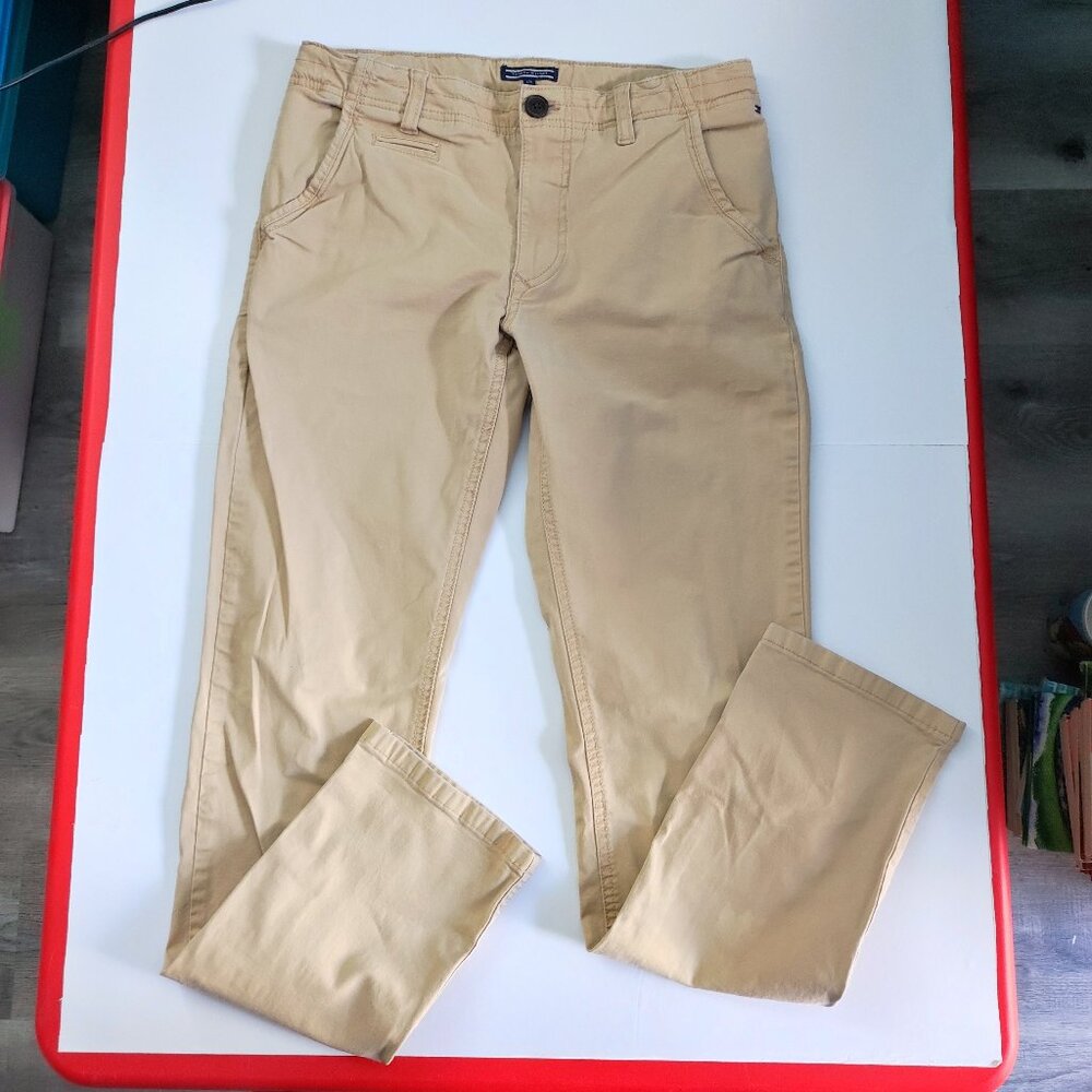 Tommy Hilfiger casual paints light brown boys size 176  (16Y)